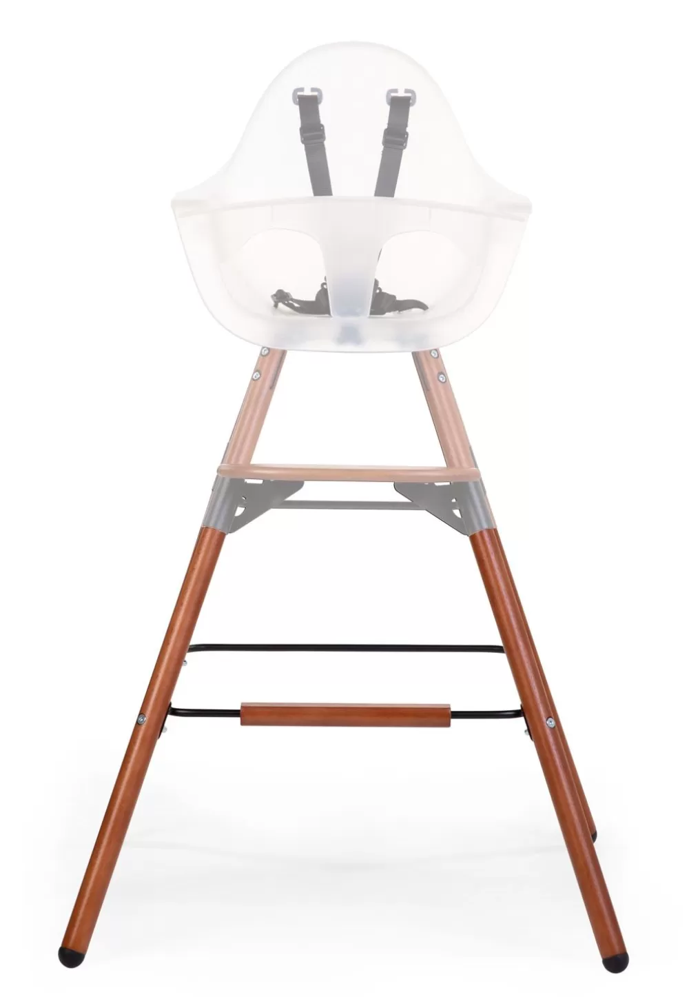 Flash Sale Childhome Evolu Extra Set Lange Poten + Voetsteun - Hout - Donker Naturel Zwart